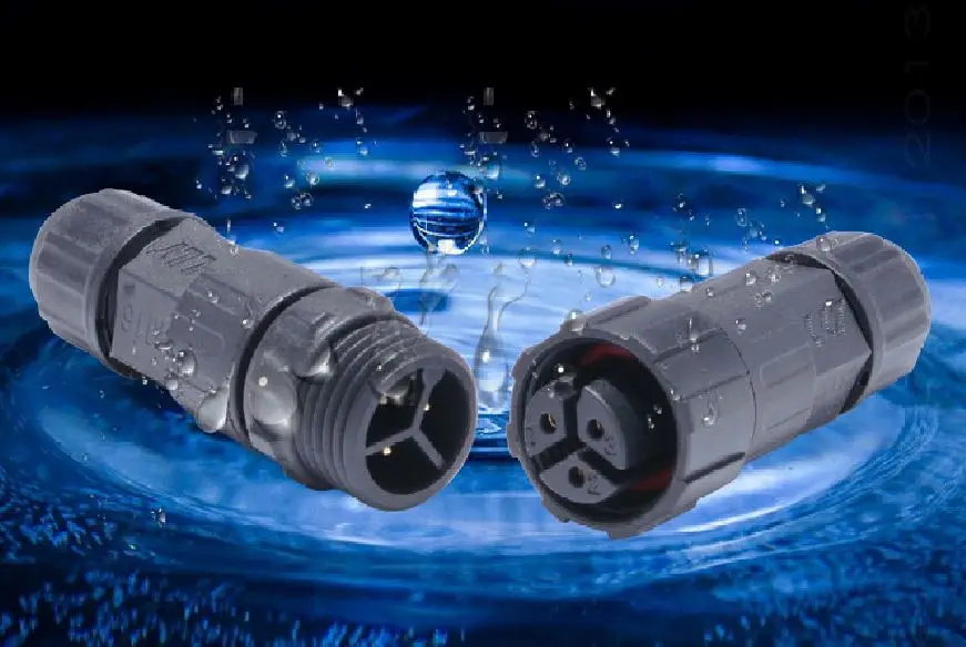 Ip67 M16 Automotive 3 Pin Electrical Connector Assembly Waterproof 2 3