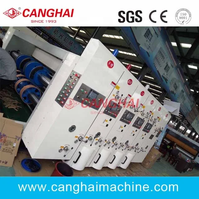 Automatic Front Edge Flexo Printing Slotting Die Cutting Machine