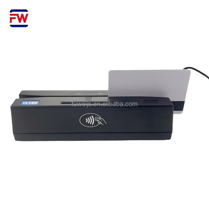YL160 4-in-1 Smart Card Reader Writer | Supports Magnetic Stripe