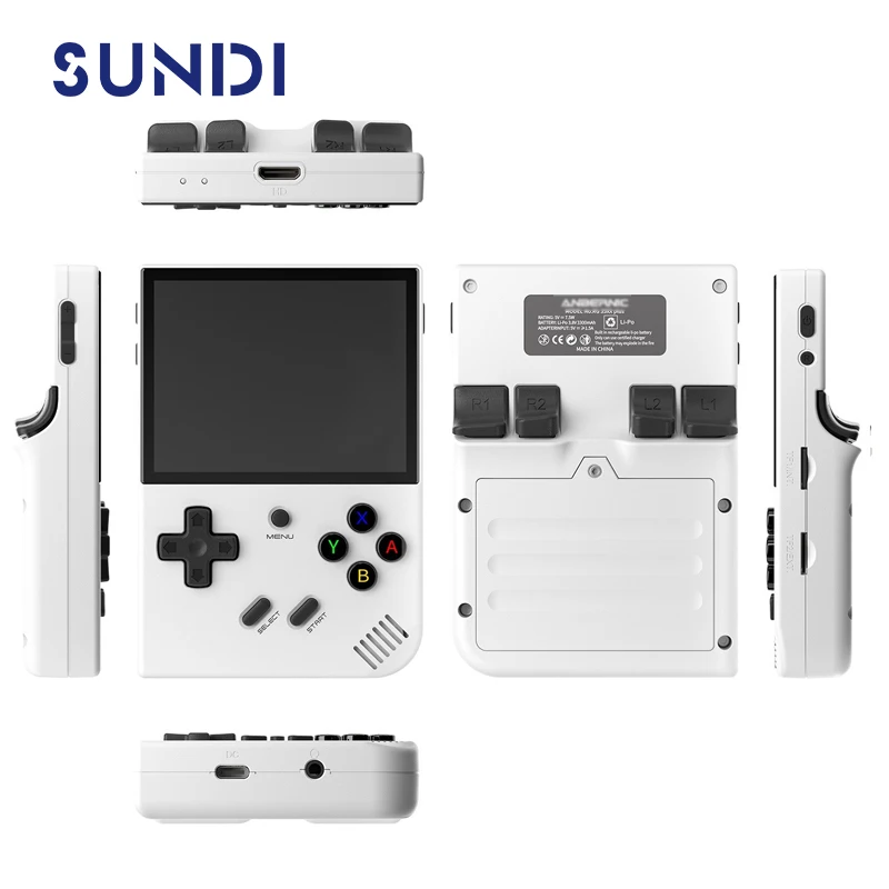 RG35XX PLUS レトロゲームコンソール | 5000+ ゲーム RG35XX Plus - Retro Game Player with Linux OS & Built-in Wifi