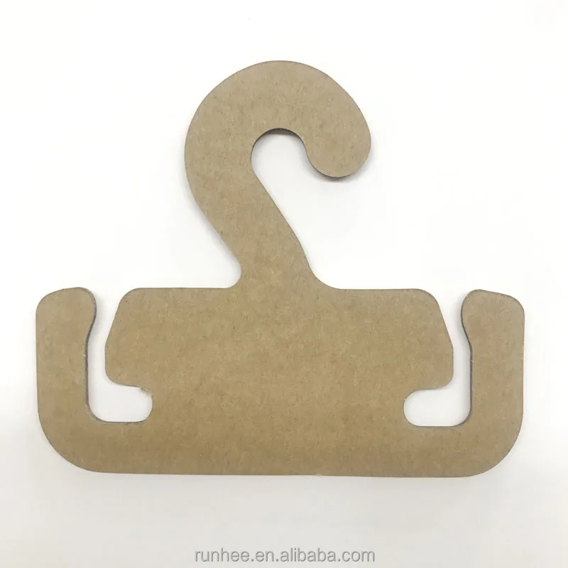 2mm 3mm Thickness Cardboard Shoes Hangers Biodegradable Paper Flip Flop Hanger