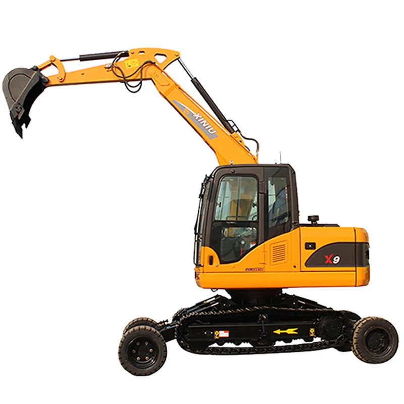 Mini Wheel Loader XINIU X8 8Ton Wheel Excavator on Sale