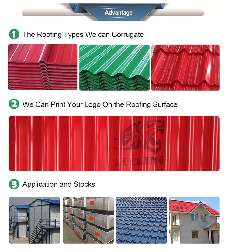 High Quality Prepainted Roofing Sheet Color Coated Iron Roofing Sheet PPGI PPGL Steel Sheet factory