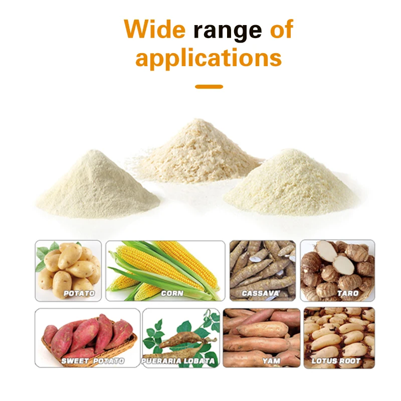 Low Price Potato Powder Making Machine/cassava Potato Starch Powder Making Machine
