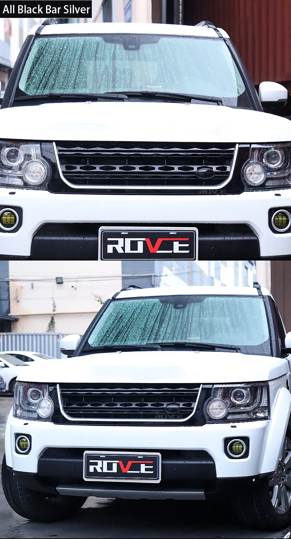 Rovce Car Front Radiator Bumper Grille For Land Rover Range Rover Discovery Grille Accessories