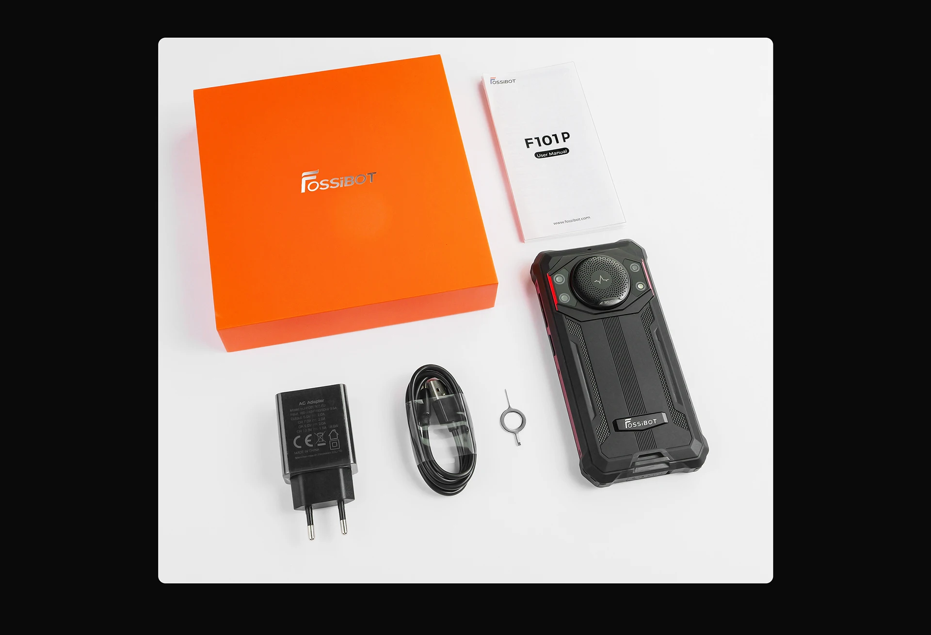 FOSSiBOT F101 P 4GB 64GB Cellphone Octa Core Rugged Smartphone,10600mAh,24MP Camera,5.45" HD Screen,IP68 Mobile Phone