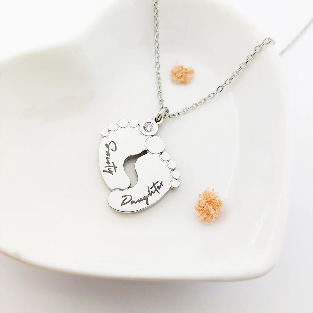 Mother Daughter Necklace Personalized Mother's Jewelry From