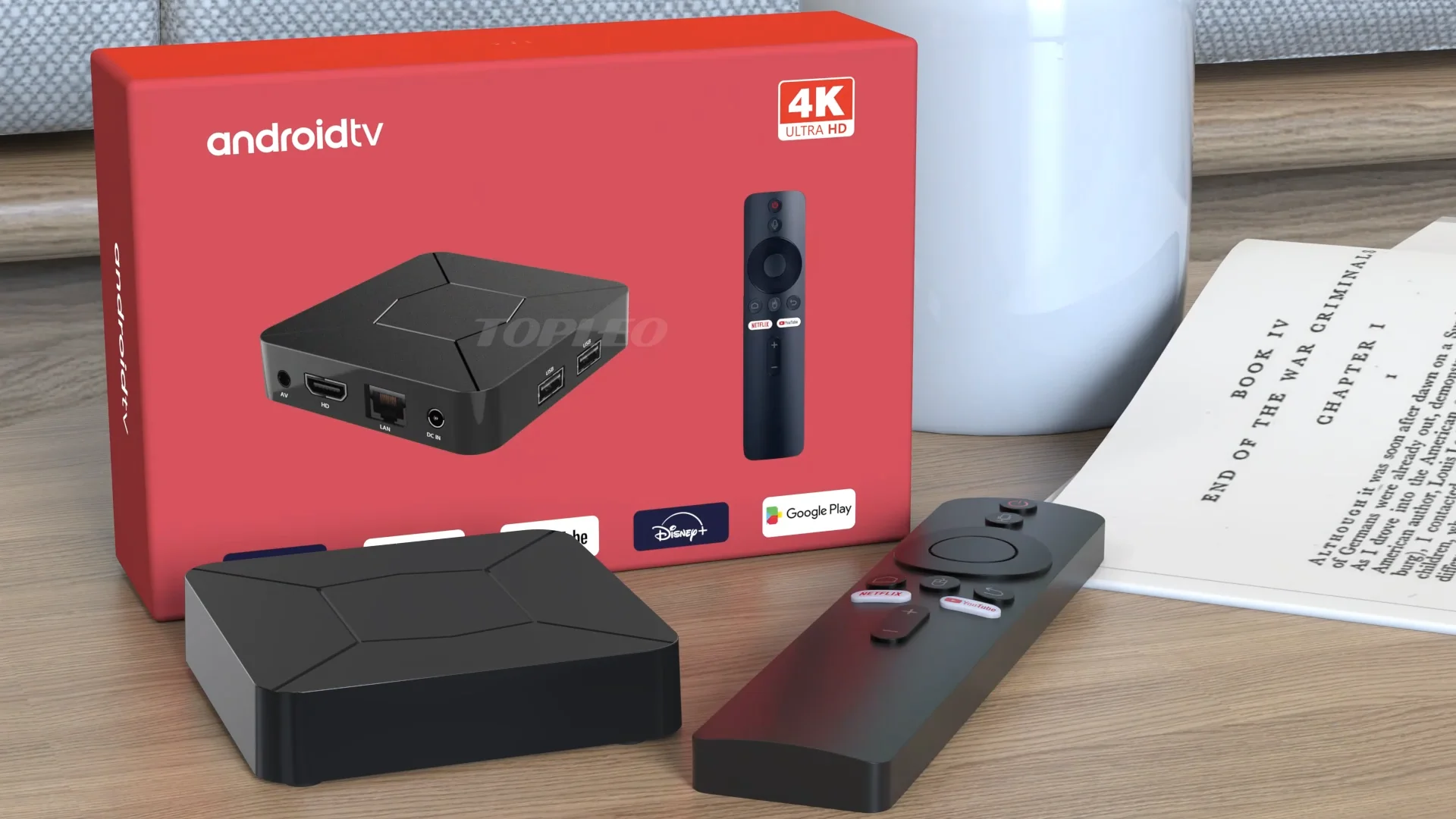 Topleo Android 10 Smart Tv Box Streaming H313 2gb 8gb Q5 Set Top Tv