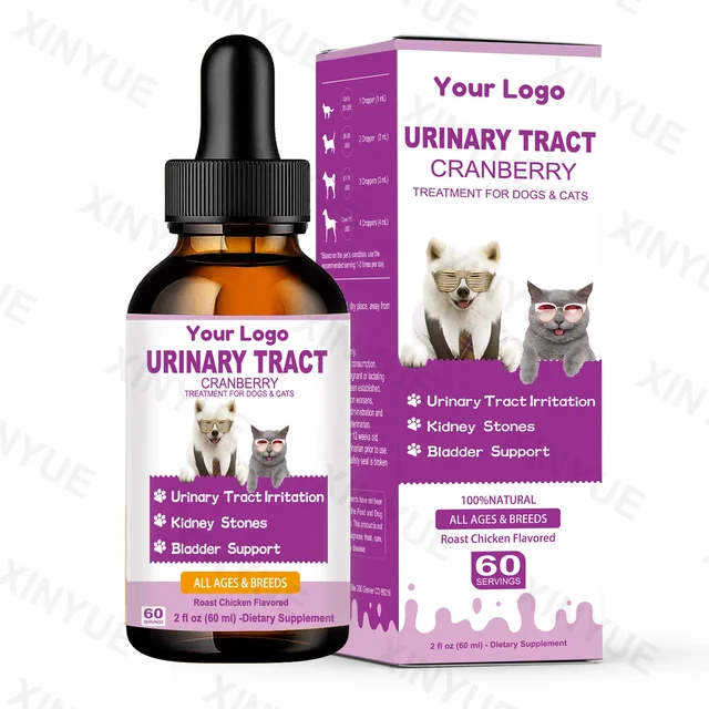 Wholesale Natural Urinary Tract Cranberry Drops For Dogs & Cats Support Bladder, Kidney & incontinence UTI For Dogs & Cats