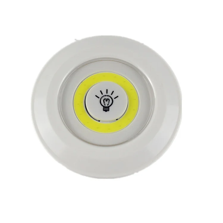 Image showcasing Ultra Bright Battery Operated Cob Led Puck Lights Under Cabinet Tap ...