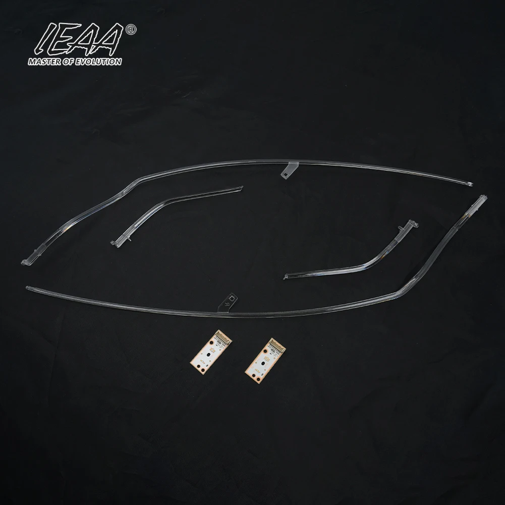 Car Led Tube DRL Light Guide Strip Acrylic Tube PCB Daytime Running Light Strip with Chip for Skoda Superb High Spec 2019-2024