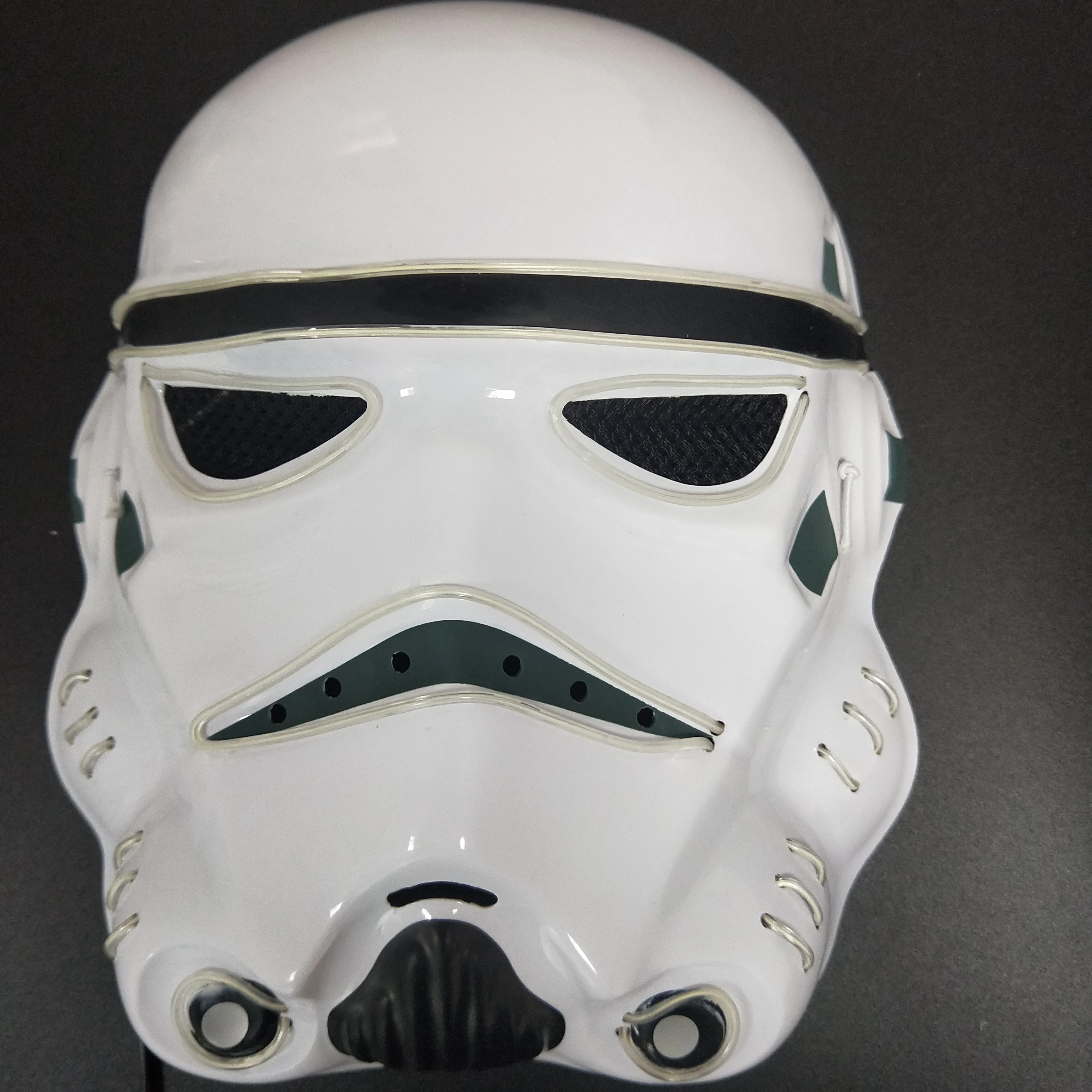 Rave Party Terrorist  Lights up LED  Horror Mask, Halloween Fear EL Mask
