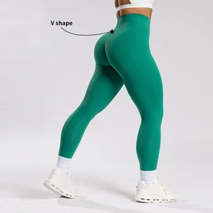 MIQI Custom Solid Plus Size Butt Lift Breathable Fitness Leggings Gym Wear Workout Pants High Waisted Yoga Leggings for Women