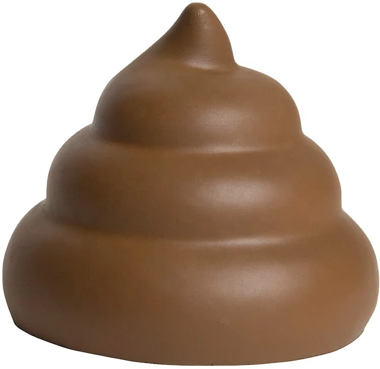 Supply Promotional Gifts Smiling Poop Custom Ball Stress Ball Stress Relievers