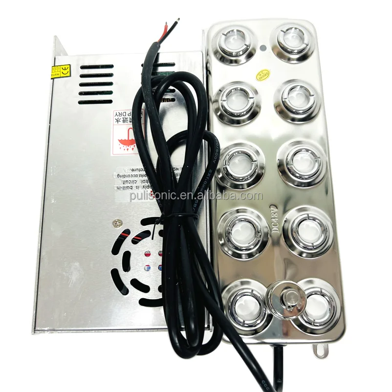 12 Head Light Ultrasonic Humidifier Mist Maker Fogger Water Fountain Pond Atomizer Head Air Humidifier