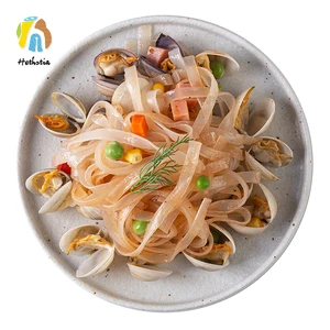 Factory Direct Supply Shirataki Noodles Low-Fat Fat-Free Halal Kosher Certified Dried Konjac Fettuccine Packaged in Box Bulk Bag