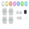 4 RGB LUZ CON CONTROL REMOTO