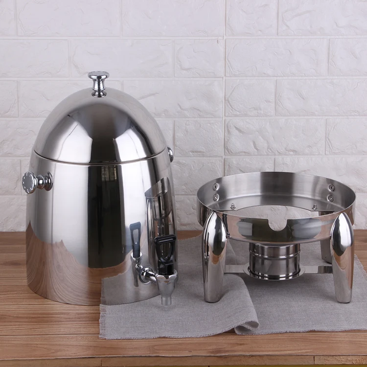 New Design Stainless Steel Buffet Equipment Catering Fruit Cold Container Electric Beverage Juice Drinking Dispenser_2