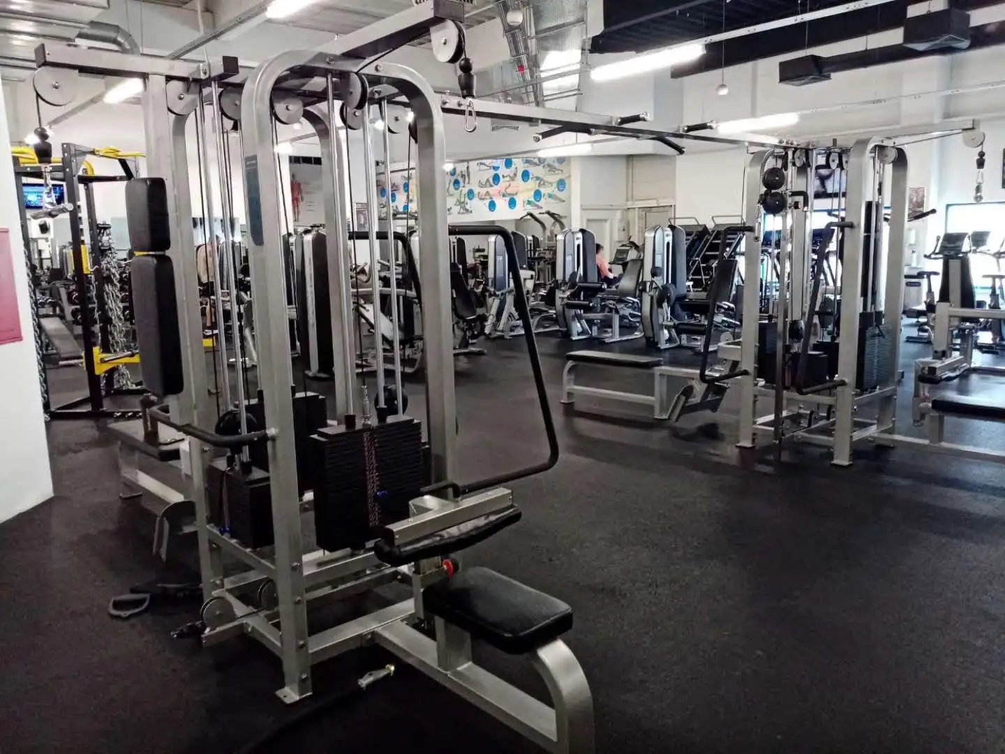 LAND Fitness Multi Jungle 8 Station Stacks Commercial Unisex Gym Machine with 100kg+80kg Weight Stack