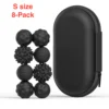 Taglia S, confezione da 8, colore nero
