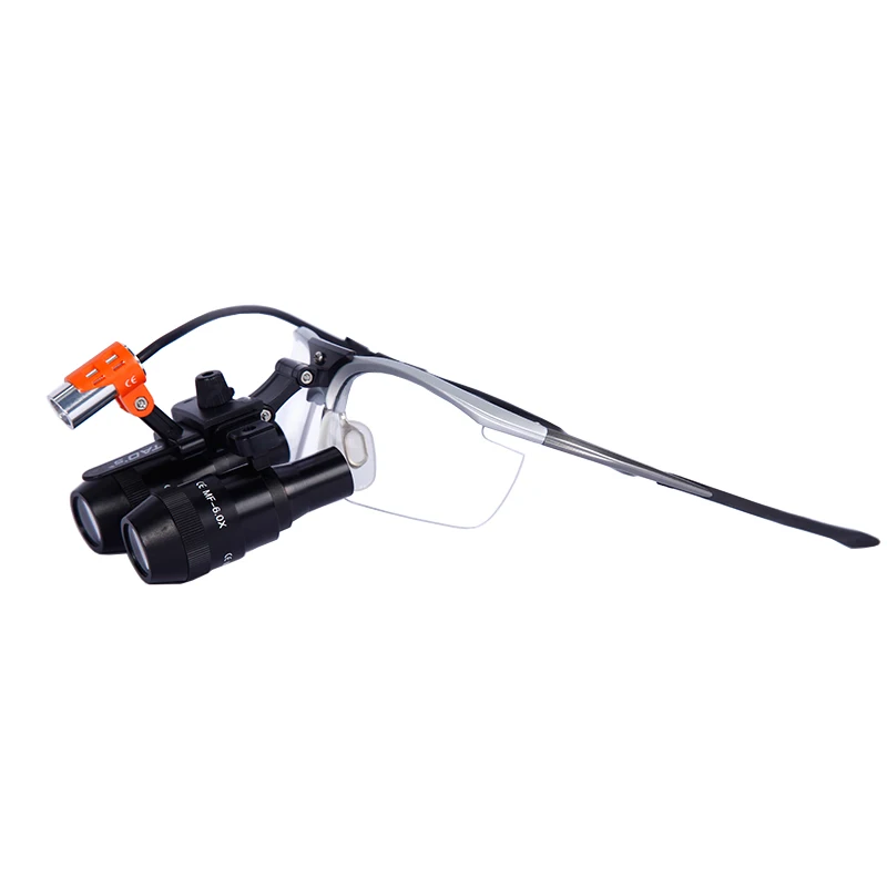 MF6.0x Adjustable Loupes with 191 LED Light  Portable Dental Surgical  Loupes Kepler 6.0X