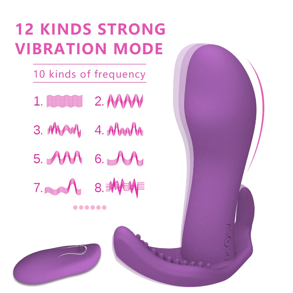 DELITE VIBES Wireless Remote Control Vibrator Panty Anal Multiple Dual g Spot Clitoris Wearable Double-ended Invisible Wear Fans