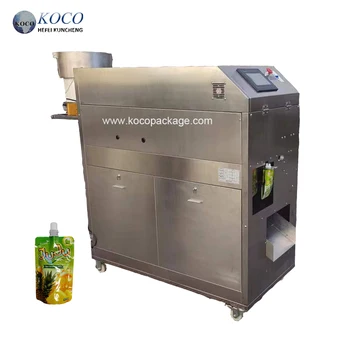 KOCO Easy Operate Stainless Steel Mini Pouch Filler for Stand Up Bag Spout Pouch Vertical Bag Liquid Filling Machine