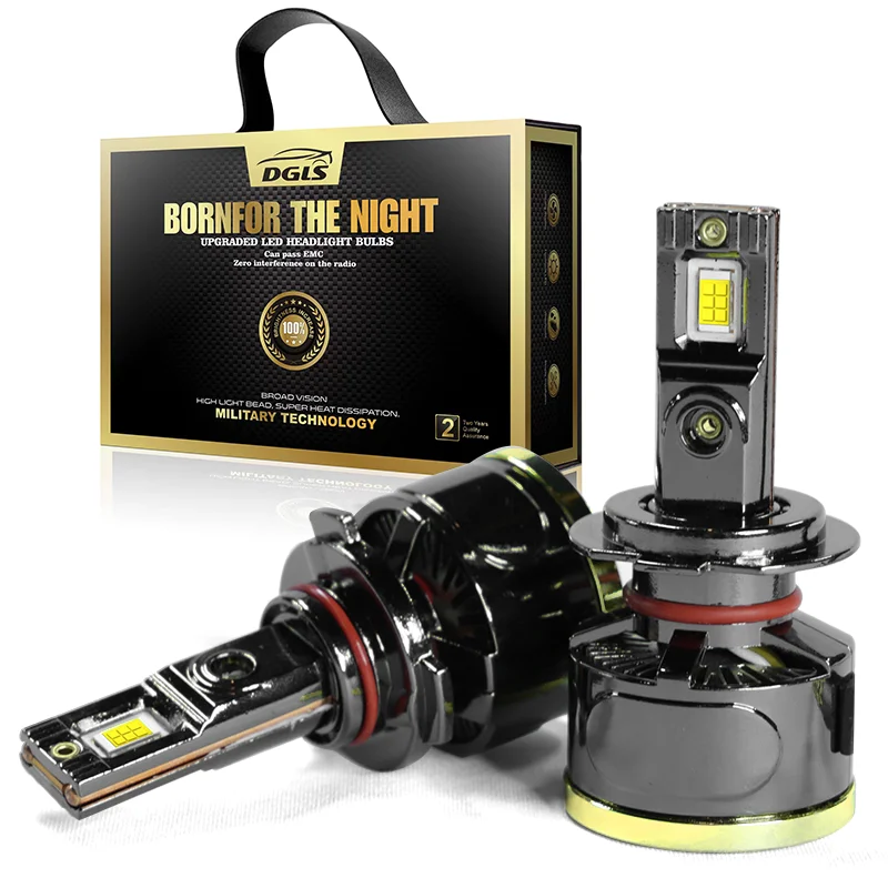 V8 150w 40000 Lumens Led Headlights H4 9005 9006 Double Copper Tubes H8 ...