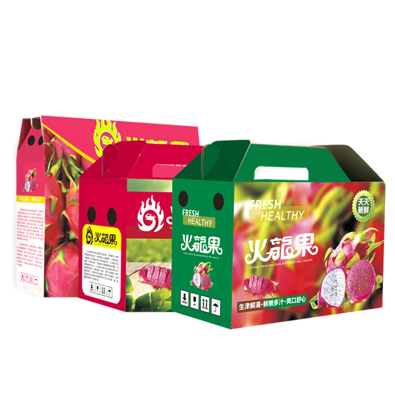 Fresh Freeze Fruit Transport Boxes Customize Color Printed Corrugated Carton Box