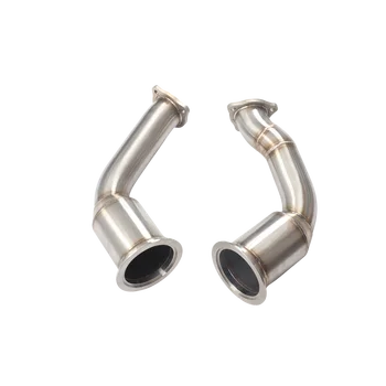 YT Exhaust Downpipe High-Performance Stainless Steel for Audi B9 RS4 RS5