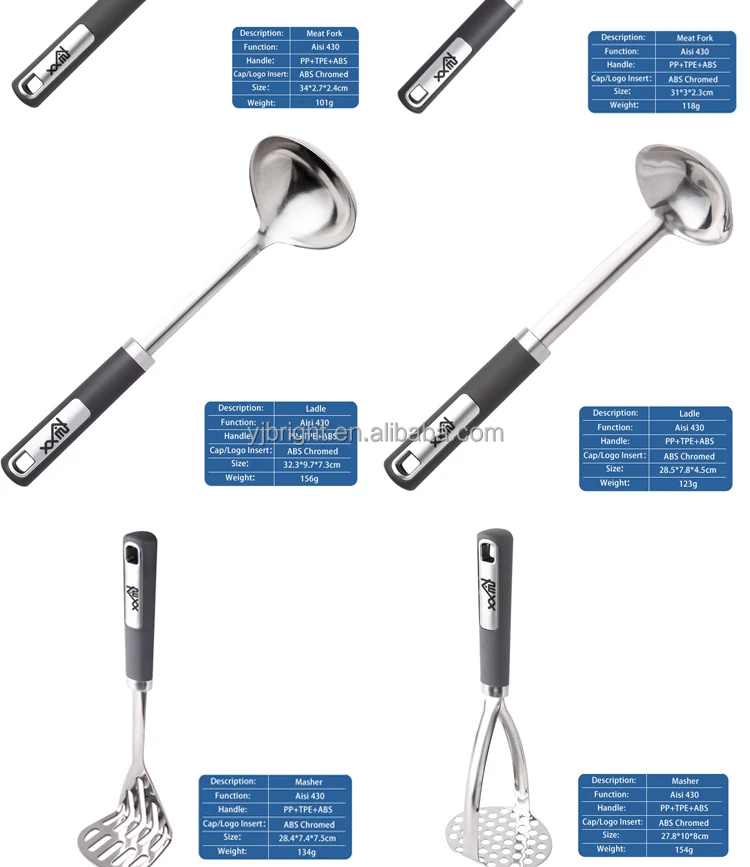 Stainless Steel Cooking Kitchen Utensil Set Accessories Kitchen Gadgets