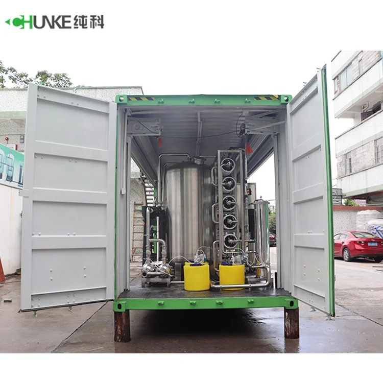 Portable Container Drinking Seawater Desalination System Water Purifier