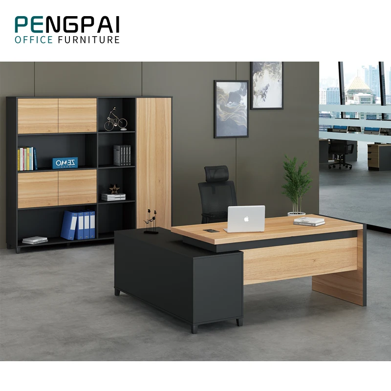 
 Современный деревянный прочный античный офисный стол Pengpai Fashion mdf  