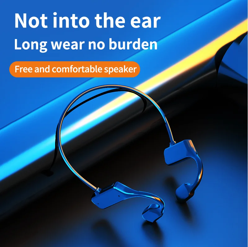 VG03 Bone Conduction Wireless Stereo Headset Running Gaming Headphones TWS Sport Sweatproof Waterproof Neckband Earphones