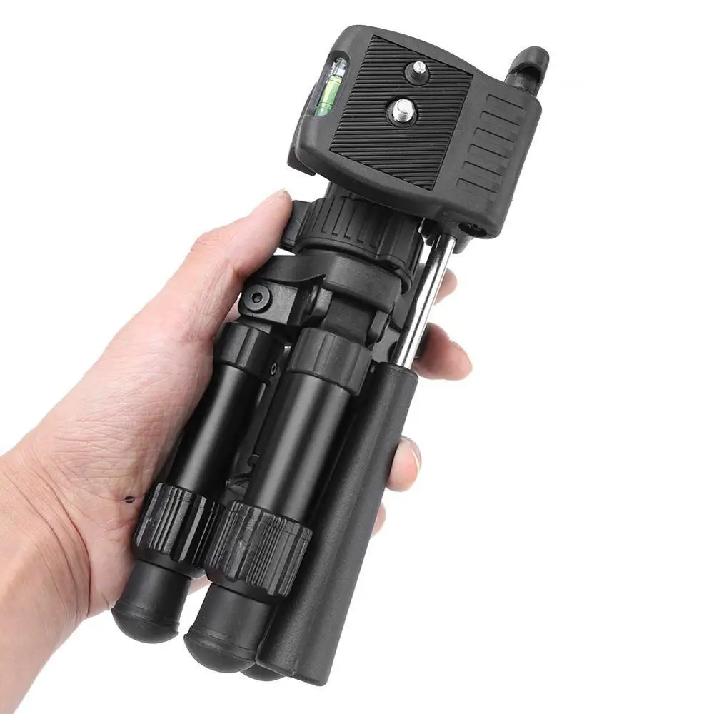 High Quality DSLR Camera Foldable New Desktop Mini Camera Tripod Holder With Rotating Quick Release Mount for Phone and Camera