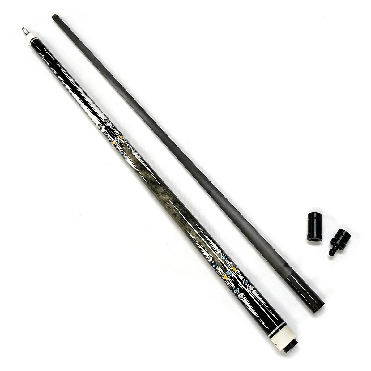 プレミアムビリヤード1/2ピースカーボンファイバーシャフトメープル