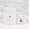 Pure White snap pouch
