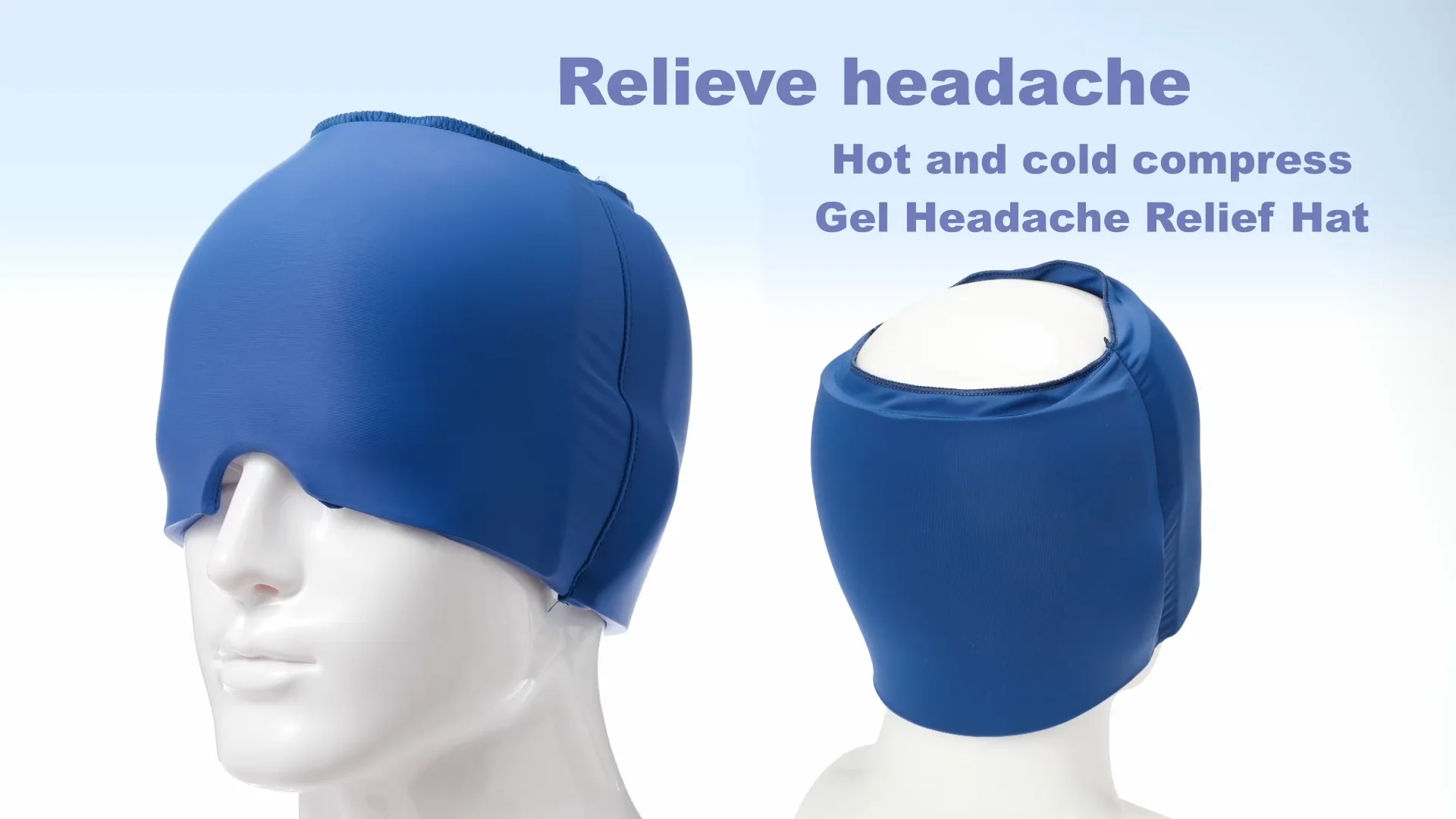 Physical Cooling Relieve Pain Head Wrap Ice Gel Packs Cold Therapy