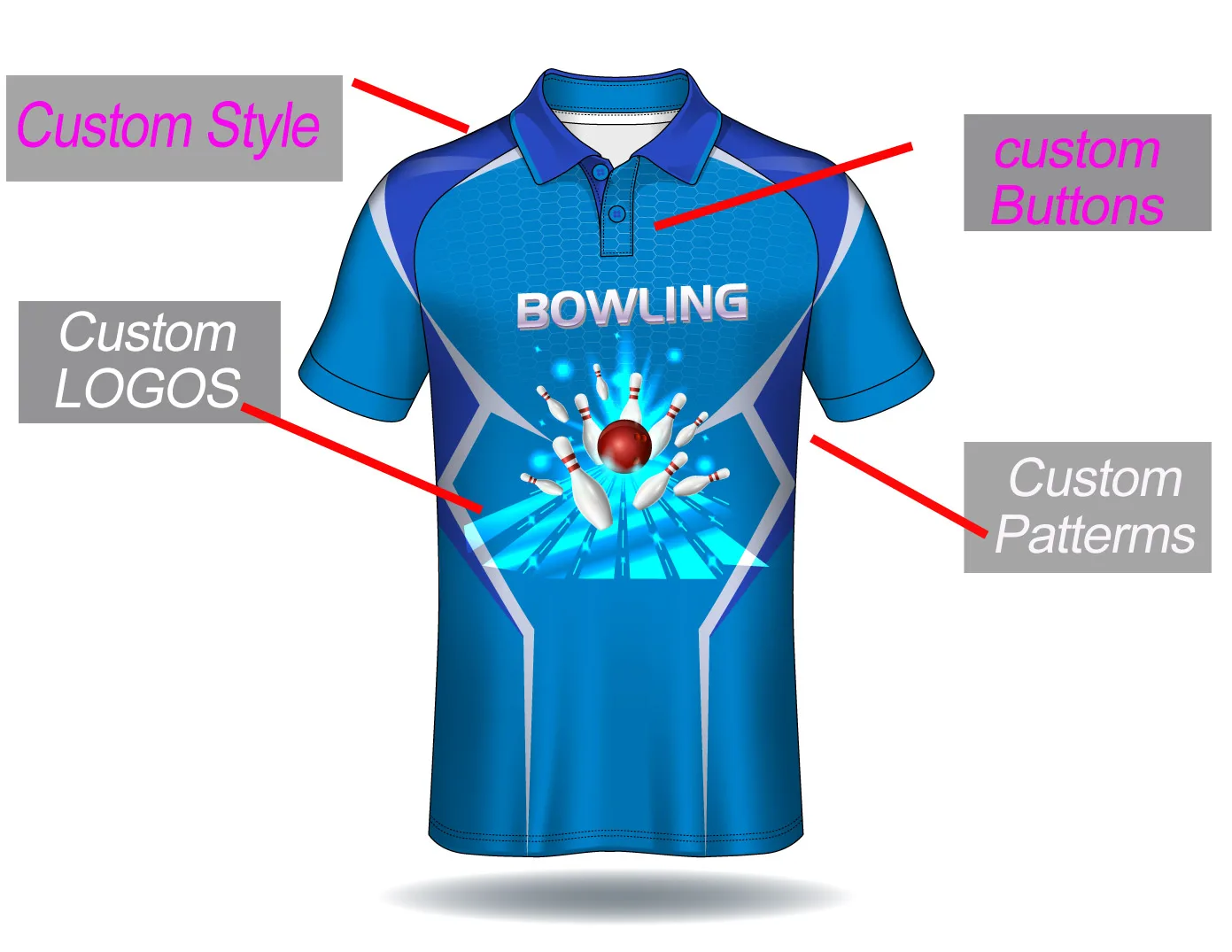 Customizable System Cheap Fashion Design Your Own Blank Bowling Shirt - Buy  Free Design Mens Bowling Jerseys Customized Bowling Shirts Sublimation  Printing,Wholesale Hot Sale Custom Sublimated Bowling