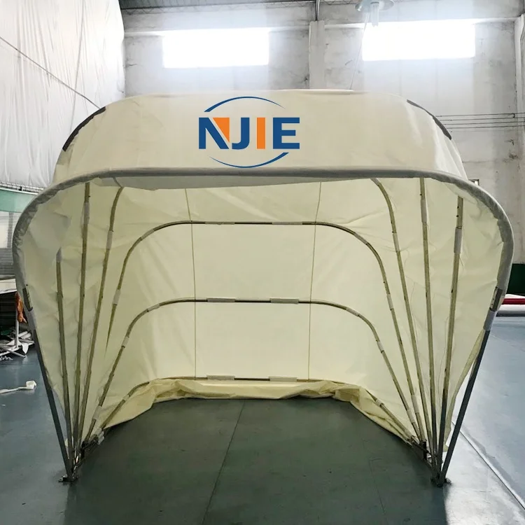 Movable Folding Galvanized Steel Car Garage Waterproof Parking Shed Thickened Warm Simple Modern 600D Oxford Cover