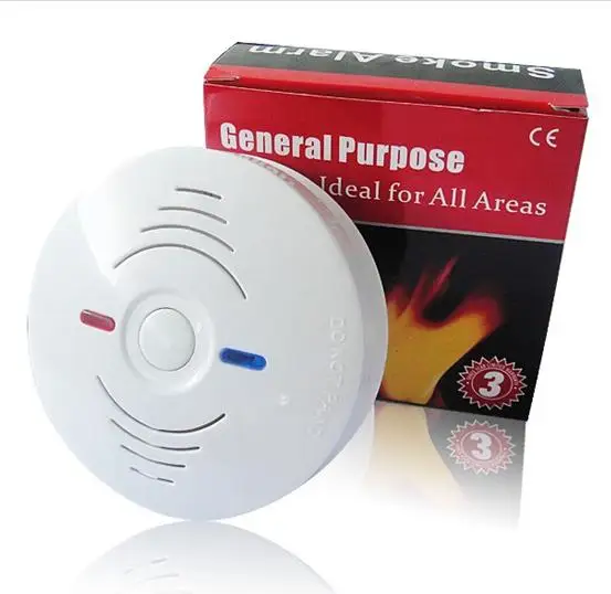 En14604 Standalone Photoelectric 9v Battery Operated Smoke Detector