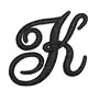 Black-K(5.4*6.2cm)
