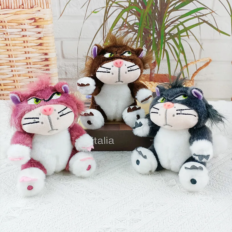 Porte-clés Peluche Chat Lucifer Mignon - Décoration Sac à Dos - Unisexe