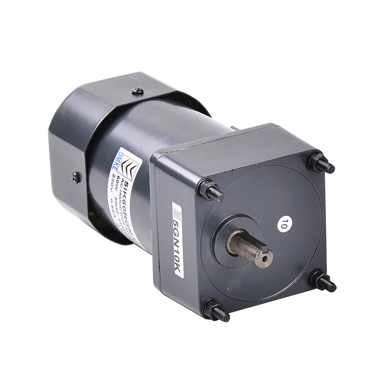 90mm 40w 60w Universal Induction Single Phase Ac Electric Gear Motor 220v 110v 10 Rpm