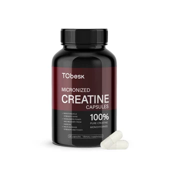 OEM/ODM Private Label Factory Supply Exercise Supplement Creatine Capsules for Building Energy and Muscle for Adults