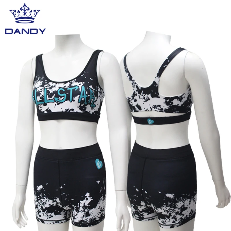 Wholesale Kids Cheerleading Uniforms Cheerleader Outfit Sublimation