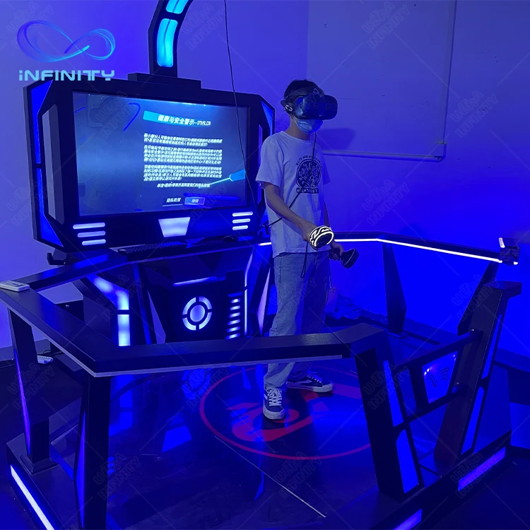 New Design Game Machine Virtual Reality Space Walk Vr Gaming Equipment Standing Platform with Vr Headset