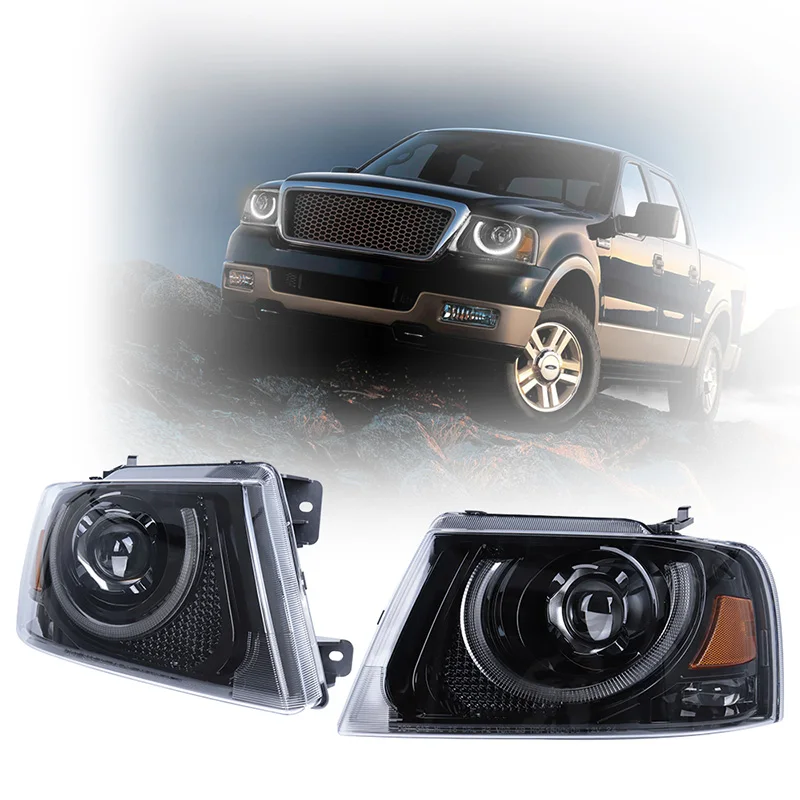 D0T Led Projector Headlights for 2004-2008 Ford F150 Accessories Led Lights for Ford F 150 Raptor 06-08 Lincoln Mark LT Parts
