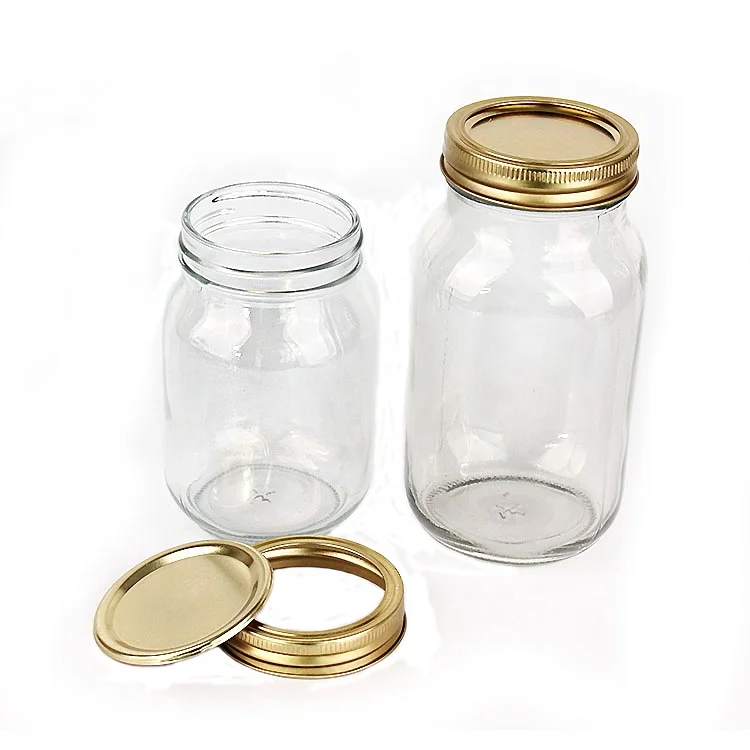 Regular Mouth 4oz 8oz 12oz 16oz 32oz Jelly Jam Food Storage Glass Mason Jar  with Lids and Bands - China Glass Jar, Mason Jar