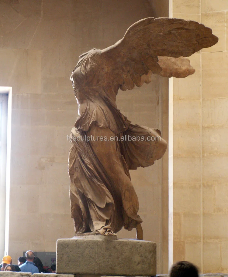 World Famous Antique Stone Marble Angel Headless Statues Classic Vitcory Sculpture for Sale